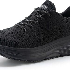 Women's Water Resistant Non Slip Work Shoes Kitchen Chef Sneakers Size 8